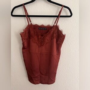 Abercrombie Satin Lace Cami XS